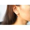 imageGin ampamp Grace 14K Yellow Gold Natural London Blue Topaz Diamond I1I2 Earring for Women