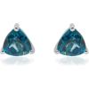 imageGin ampamp Grace 14K White Gold Natural London Blue Topaz Earring for Women