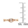 imageGin ampamp Grace 14K Rose Gold Genuine Morganite Ring with Diamonds for women  Ethically authentically ampamp organically sourced Ovalcut shaped Morganite handcrafted jewelry for her  Morganite Ring for women