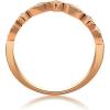 imageGin ampamp Grace 14K Rose Gold White Diamond Ring for women  Ethically authentically ampamp organically sourced Roundcut shaped Diamond handcrafted jewelry for her  Diamond Ring for women
