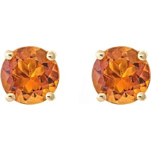 imageGin ampamp Grace 10K Yellow Gold Stud Earring with Genuine Citrine Daily Work Wear Jewelry for Women Holiday Gifts Gifts for Her