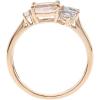 imageGin and Grace 10K Rose Gold Genuine Aquamarine ampamp Genuine Morganite Ring with Diamonds for Women Holiday Gifts  Ethically Authentically ampamp Organically Sourced Oval ampamp Pear shaped Aquamarine handcrafted jewelry for her  Aquamarine Ring for Women Holiday Gifts