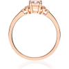imageGin and Grace 14K Rose Gold Genuine Morganite Ring with Diamonds for women  Ethically authentically ampamp organically sourced Cushioncut shaped Morganite handcrafted jewelry for her  Morganite Ring for women