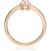 imageGin and Grace 10K Rose Gold Genuine Morganite Ring with Diamonds for women  Ethically authentically ampamp organically sourced Pearcut shaped Morganite handcrafted jewelry for her  Morganite Ring for women