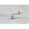 imageGin ampamp Grace 14K Yellow Gold Natural Tanzanite Earring for Women