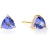 imageGin ampamp Grace 14K Yellow Gold Natural Tanzanite Earring for Women