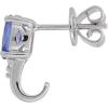 imageGin ampamp Grace 925 Sterling Silver Genuine Tanzanite Diamond I1I2 Earring for Women