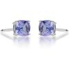 imageGin ampamp Grace 925 Sterling Silver Genuine Tanzanite Stud Earrings for Women