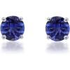 imageGin ampamp Grace 14K White Gold Blue Natural Tanzanite Earring for Women