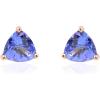 imageGin ampamp Grace 14K Yellow Gold Natural Tanzanite Earring for Women