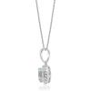 imageGin ampamp Grace 10K White Gold Genuine Aquamarine Diamond I1I2 Pendant for Women