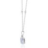 imageGin ampamp Grace 10K White Gold Genuinel Aquamarine Pendant With Diamonds For Women
