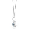 imageGin ampamp Grace 10K White Gold Natural Diamond I1I2 ampamp Genuine Blue Aquamarine Pendant for Women