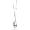 imageGin ampamp Grace 10K White Gold Natural Diamond ampamp Pear Cut Genuine Aquamarine Pendant Necklace for Women