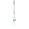 imageGin and Grace 14K White Gold Genuine Aquamarine Pendant with Diamonds for women  Ethically authentically ampamp organically sourced Roundcut shaped Aquamarine handcrafted jewelry for her 