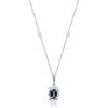 imageGin ampamp Grace 10K White Gold Genuinel Aquamarine Pendant With Diamonds For Women