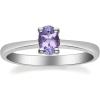imageGin ampamp Grace 925 Sterling Silver Genuine Tanzanite Ring for women  Ethically authentically ampamp organically sourced Ovalcut shaped Tanzanite handcrafted jewelry for her