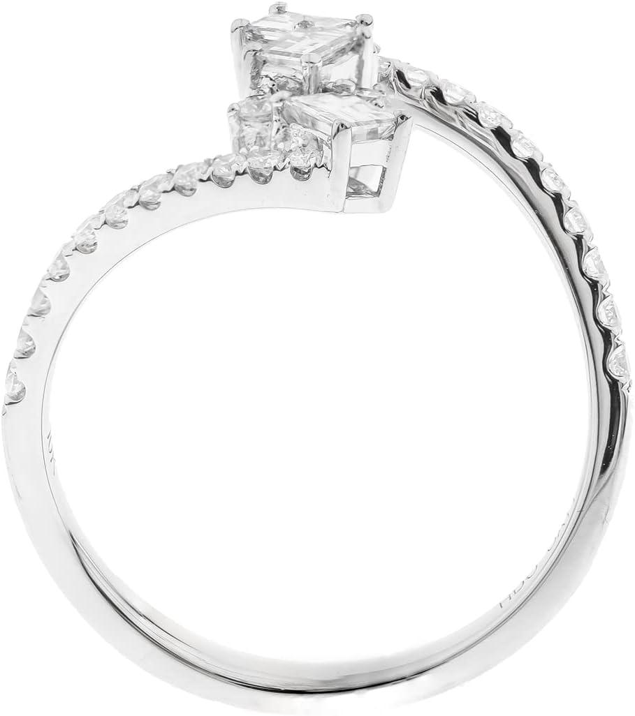 imageGin ampamp Grace 14K White Gold Natural Diamond I1 Ring for Women