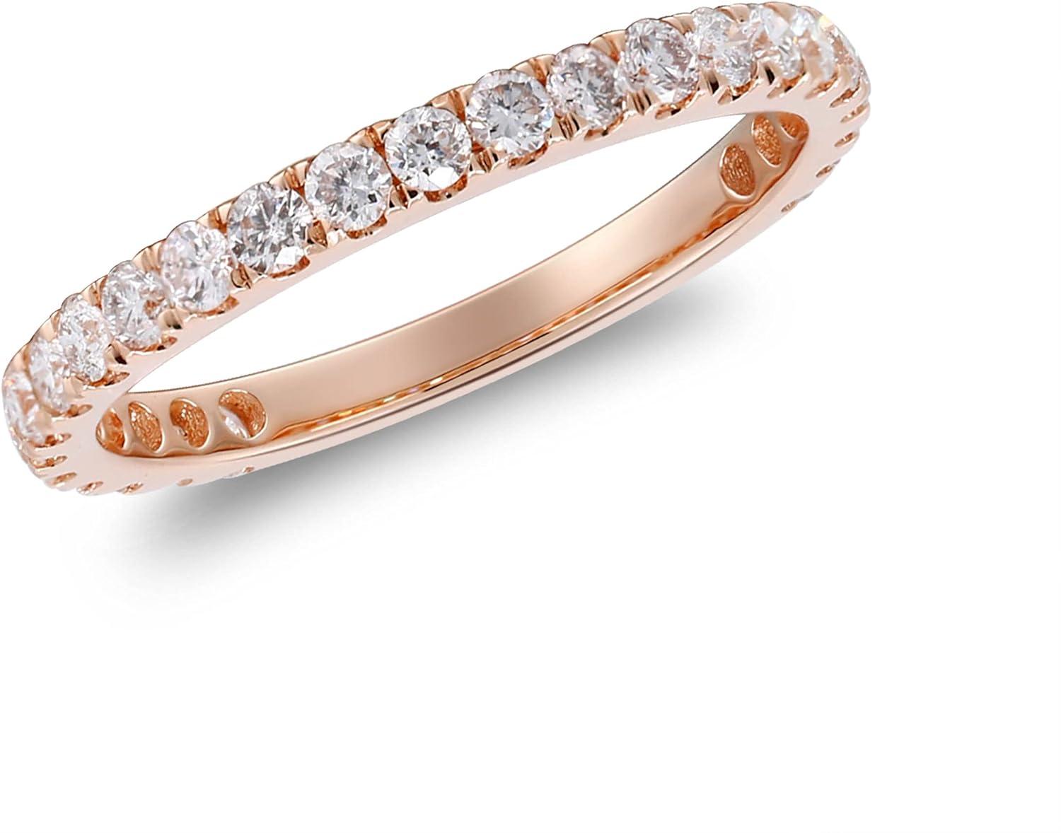 imageGin ampamp Grace Ring for women Valentine Gift for her Jewellery for Women 14K Rose Gold White Diamond Ring for Women Gold Jewellery Diamond Ring Gift for Wife Gin ampamp Grace Jewellery Gift for Girl Gift For GirlFriend Special Friend Deal 2023 Sale 2023