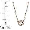 imageGin ampamp Grace 10K Rose Gold Natural Morganite Diamond I1I2 Pendant Necklace for Women