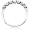 imageGin ampamp Grace 14K White Diamond Ring for women  Ethically authentically ampamp organically sourced Roundcut shaped Diamond handcrafted jewelry for her  Diamond Ring for women