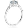 imageGin ampamp Grace 14K White Gold Genuine Aquamarine Ring with Diamonds for Women Holiday Gifts  Ethically Authentically ampamp Organically Sourced Roundcut shaped Aquamarine handcrafted jewelry for her