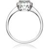 imageGin ampamp Grace 14K White Gold Natural Diamond ampamp Genuine Aquamarine Halo Style Engagement Propose Promise Ring for Women