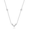 imageGin ampamp Grace 14K White Gold Natural White Diamond SI Necklace with Gold Chain for Women Holiday Gifts Jewelry Gifts