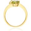 imageGin ampamp Grace 14K Yellow Gold With Genuine Peridot ampamp Natural Diamond I1 Ring for Women Holiday Gifts