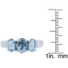 imageGin and Grace 10K White Gold Genuine Blue Aquamarine Ring with Diamonds for women  Ethically authentically ampamp organically sourced Ovalcut shaped Aquamarine handcrafted jewelry for her  Aquamarine Ring for women