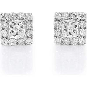 imageGin ampamp Grace 14K White Diamond Earrings for Women Holiday Gifts  Ethically Authentically ampamp Organically Sourced Roundcut shaped Diamond handcrafted jewelry for her  Diamond Earring for Women Holiday Gifts