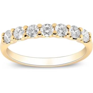 imageGin ampamp Grace 14K Yellow Gold Natural White Diamond Ring for women  Ethically authentically ampamp organically sourced Roundcut shaped Diamond handcrafted jewelry for her  Diamond Ring for women