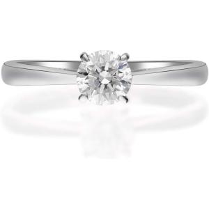 imageGin ampamp Grace 18K White Gold Natural White Diamond I1 Solitarie WeddingEngagementStatement Ring for Women Jewelry Gifts