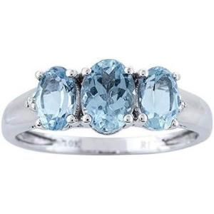imageGin and Grace 10K White Gold Genuine Blue Aquamarine Ring with Diamonds for women  Ethically authentically ampamp organically sourced Ovalcut shaped Aquamarine handcrafted jewelry for her  Aquamarine Ring for women