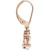 imageGin ampamp Grace 10K Rose Gold Genuine Morganite Diamond I1I2 Drop Earring for Women