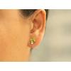 imageGin ampamp Grace 10K White Gold Natural DiamondI1 Stud Earring with Genuine Peridot Daily Work Wear Jewelry for Women Gifts for Her