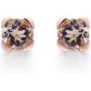 imageGin ampamp Grace 10K Rose Gold Genuine Morganite Earrings for Women Holiday Gifts  Ethically Authentically ampamp Organically Sourced Roundcut shaped Morganite handcrafted jewelry for her  Morganite Earrings for Women Holiday Gifts