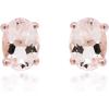 imageGin ampampGrace 14K Rose Gold Genuine Morganite Earrings for women  Ethically authentically ampamp organically sourced Ovalcut shaped Morganite handcrafted jewelry for her  Morganite Earrings for women
