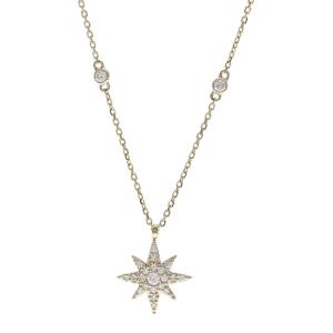 imageGin ampamp Grace 14K Yellow Gold Natural Diamond Pendant for Women  Ethically Authentically ampamp Organically Sourced Roundcut shaped Diamond handcrafted Jewelry Gifts For Her Holiday Season Gifts  Diamond Necklace for Women