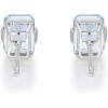 imageGin ampamp Grace 10K White Gold Genuine Aquamarine Earrings for Women Holiday Gifts  Ethically Authentically ampamp Organically Sourced Emeraldcut shaped Stud Aquamarine handcrafted jewelry for her