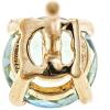 imageGin ampamp Grace 10K Yellow Gold Genuine Aquamarine Diamond SI1 Stud Earring for Women