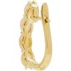 imageGin ampamp Grace 10K Yellow Gold Natural Opal Hoop Earring for Women