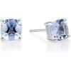 imageGin ampamp Grace 14K White Gold Genuine Aquamarine Earrings With Diamonds For Women