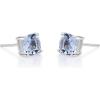 imageGin ampamp Grace 14K White Gold Genuine Aquamarine Earrings With Diamonds For Women