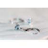 imageGin ampamp Grace 14K White Gold Natural Aquamarine Diamond I1I2 Earring for Women