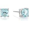 imageGin ampamp Grace 14K White Gold Natural Aquamarine Earring for Women