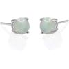 imageGin ampamp Grace 14K White Gold Natural Australian Opal earrings for Women Holiday Gifts  Ethically Authentically ampamp Organically Sourced Roundcut shaped opal handcrafted jewelry for her  Opal Earrings for Women Holiday Gifts