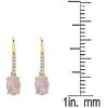 imageGin ampamp Grace 14K Yellow Gold Natural Australian Opal ampamp Diamond I1I2 LeverBack Drop Style Earring for Women