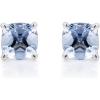 imageGin ampamp Grace 14K White Gold Genuine Aquamarine Earrings With Diamonds For Women