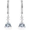 imageGin ampamp Grace 14K White Gold Natural Aquamarine Diamond I1I2 Earring for Women